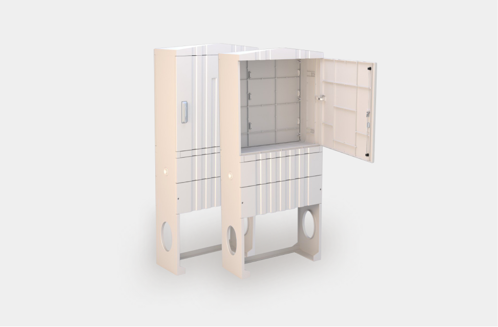 Energotek KET floor-mounted polymer electrical cabinets
