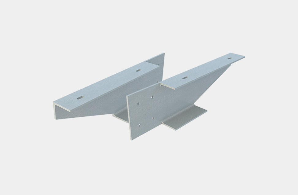 Ceiling-mounted GFRP bracket arms, heavy-duty design