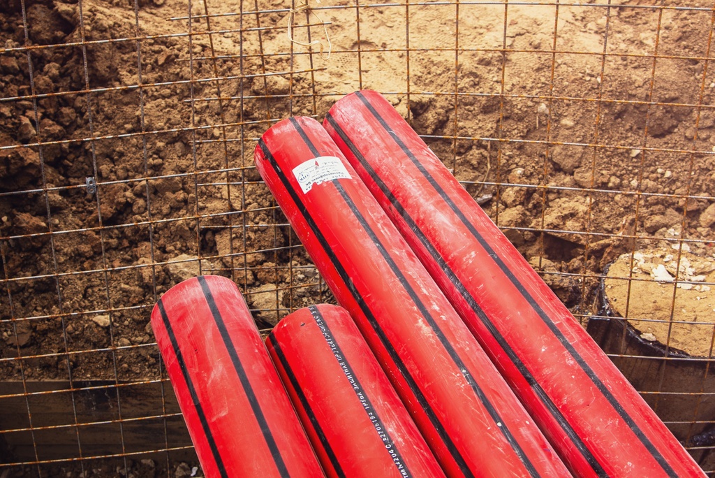 прокладка кабельной линии для многофункционального комплекса НОВАТЭК