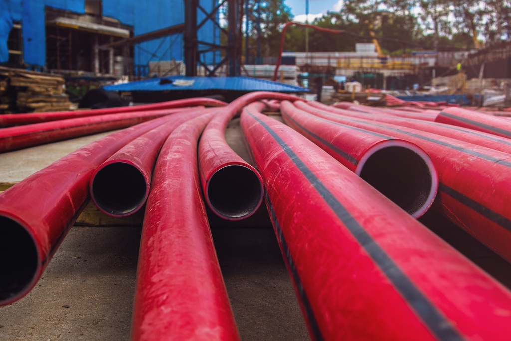 прокладка кабельной линии для многофункционального комплекса НОВАТЭК