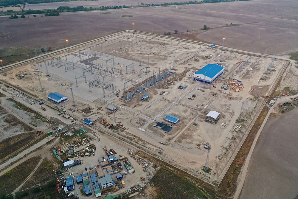 Строительство ОРУ 500 кВ