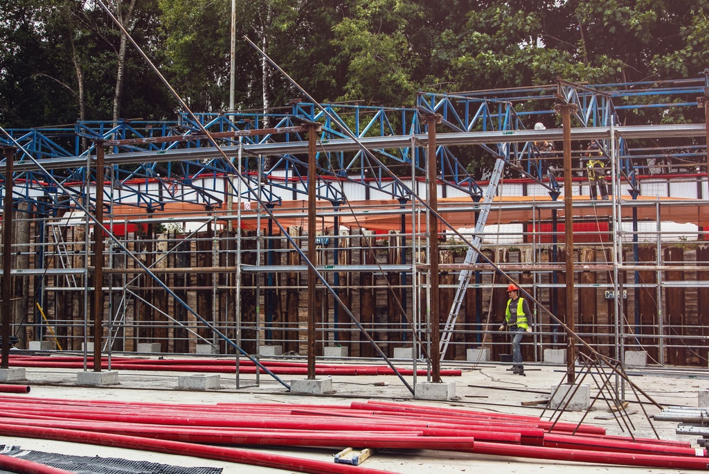 прокладка кабельной линии для многофункционального комплекса НОВАТЭК